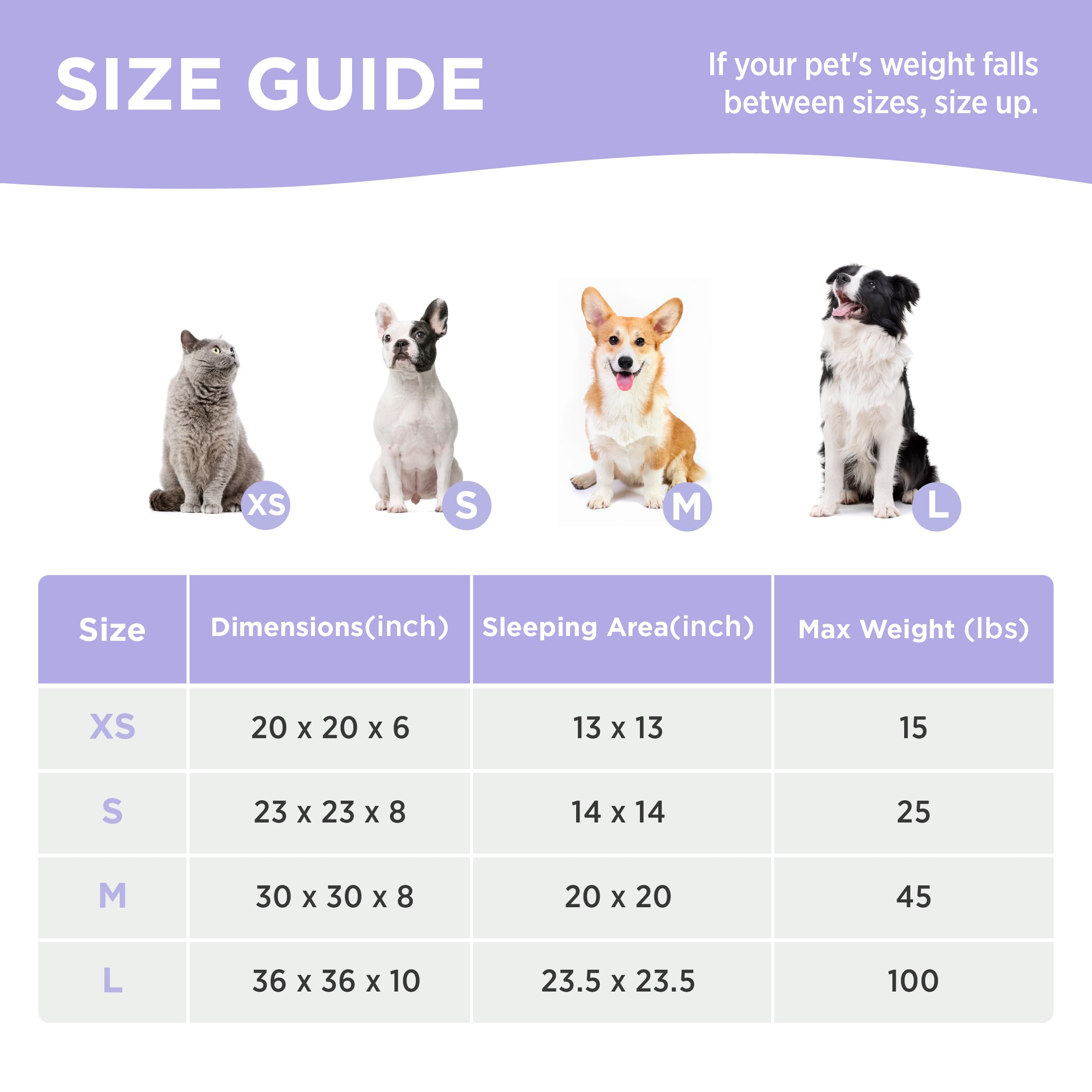 LE SURE Donut Dog Bed — Cozy, Washable & Calming Bed for Small to Large Dogs