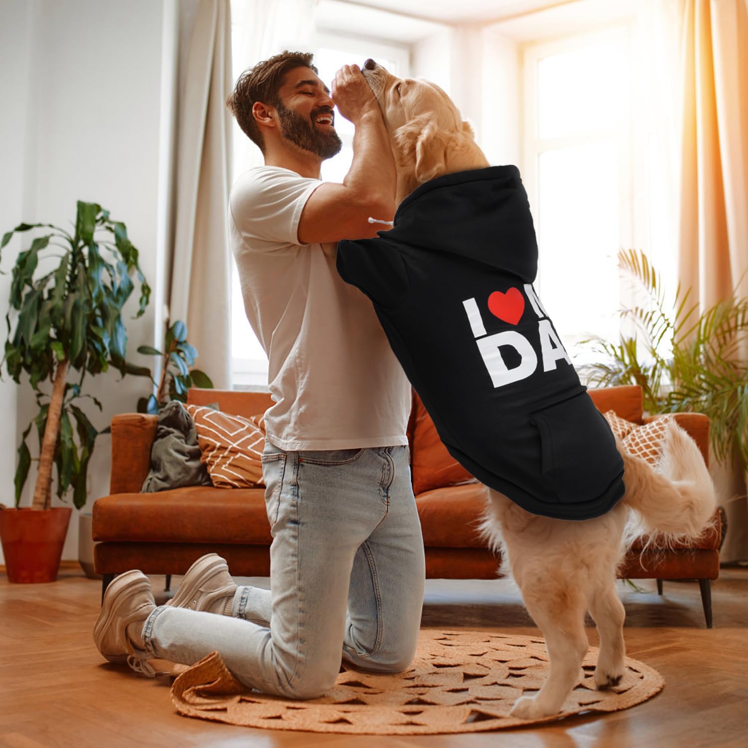 Dog Sweaters Hoodies for Large Dogs – Ultra-Soft Fleece Dog Sweatshirt with 