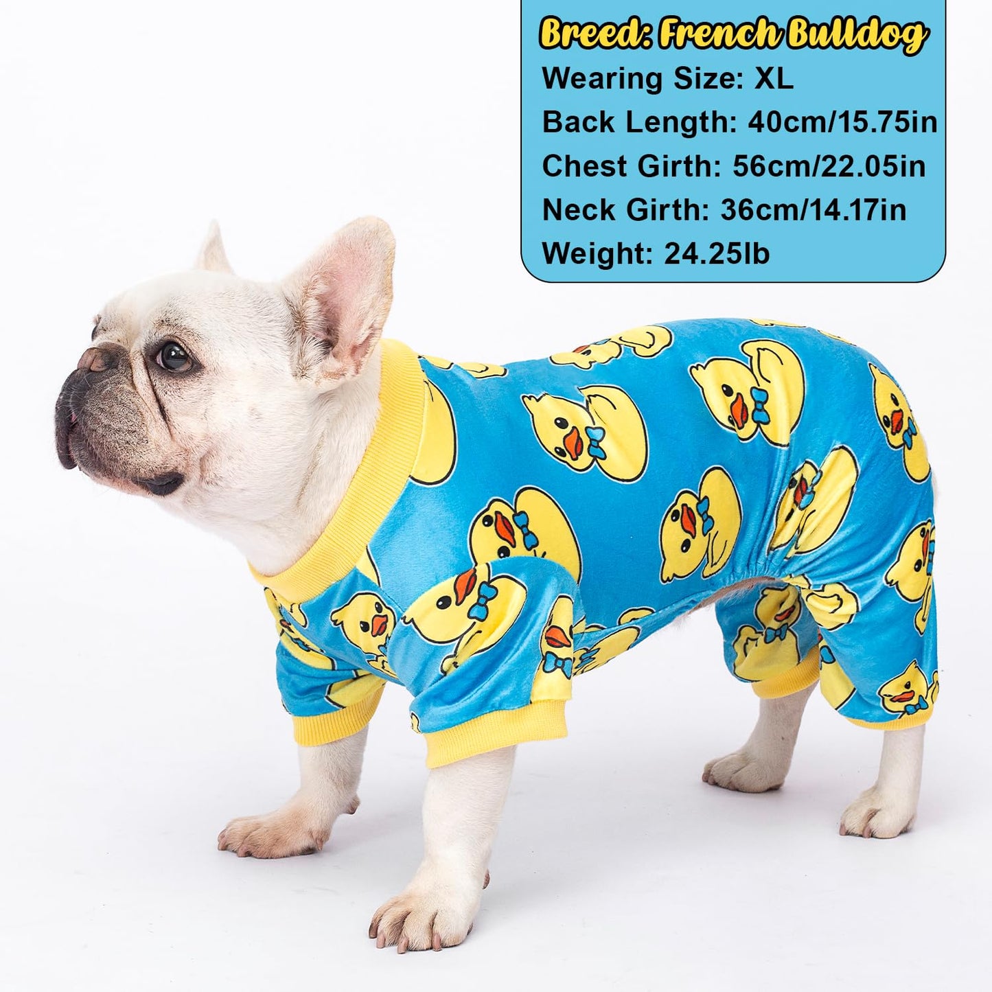 Christmas Dog Pajamas - 4 Pack Soft & Lightweight Recovery Suits for Small Pets