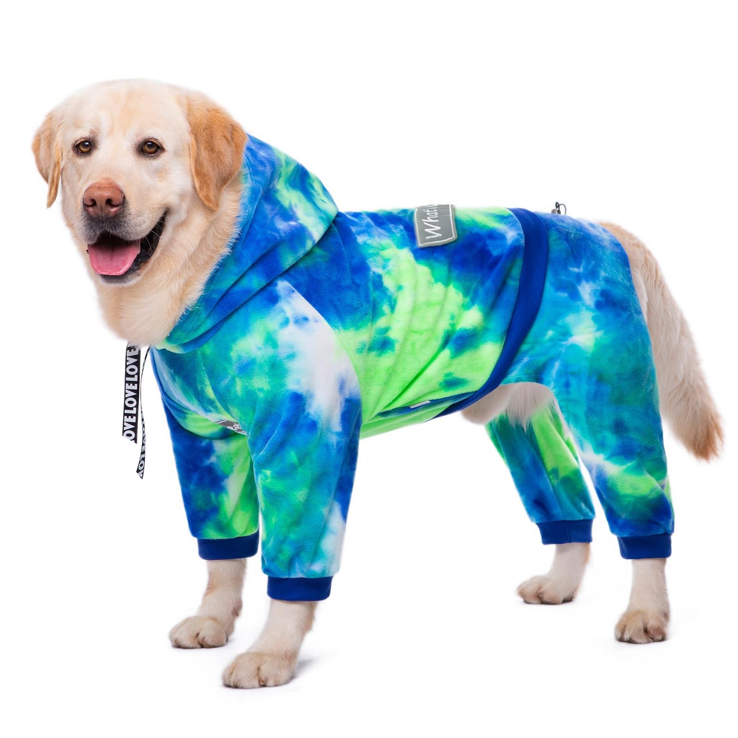 Dog Hoodies Winter Coat for Large and Medium Dogs - Pullover 9 Legs Warm Coat with Hood for Cold Weather - Available in Red, Pink, and Grey