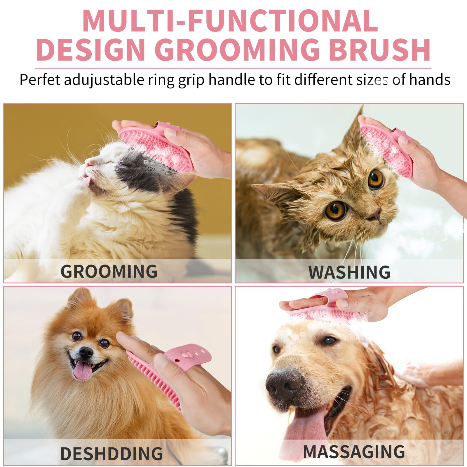 Professional 7-in-1 Dog Paw Cleaner for Dogs & Cats - Includes Portable Paw Washer, Bath Brush, 2 Toothbrushes & 3 Absorbent Towels