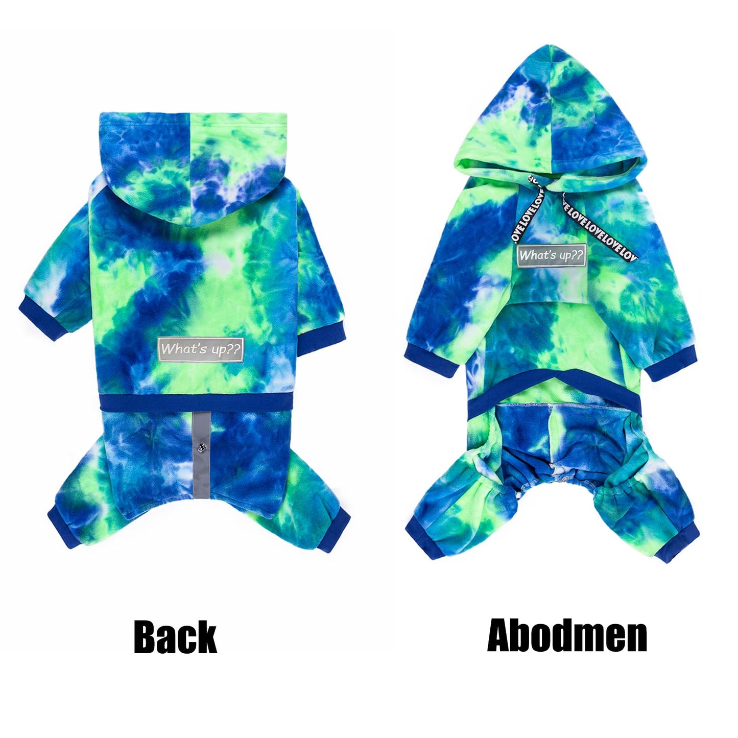 Dog Hoodies Winter Coat for Large and Medium Dogs - Pullover 9 Legs Warm Coat with Hood for Cold Weather - Available in Red, Pink, and Grey