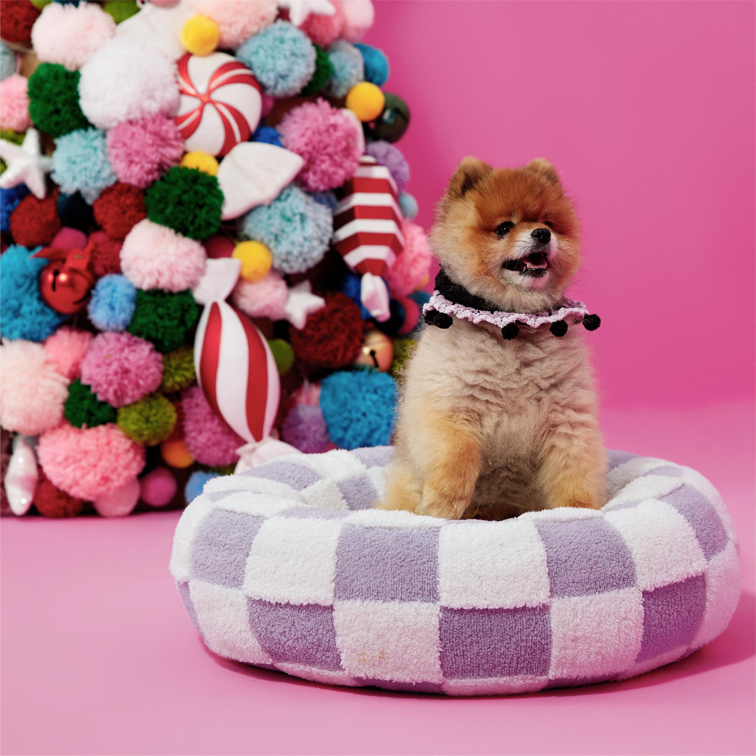 LE SURE Donut Dog Bed — Cozy, Washable & Calming Bed for Small to Large Dogs