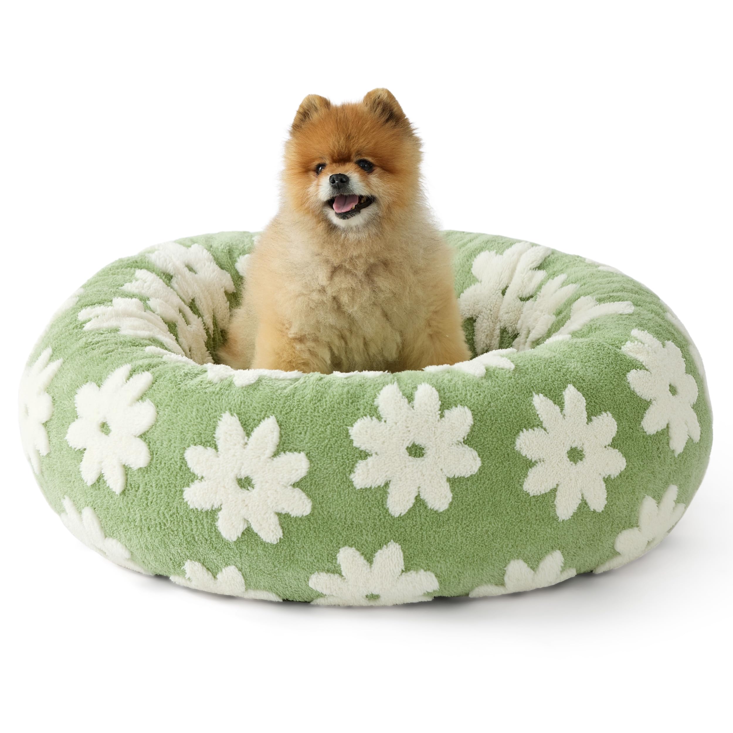 LE SURE Donut Dog Bed — Cozy, Washable & Calming Bed for Small to Large Dogs