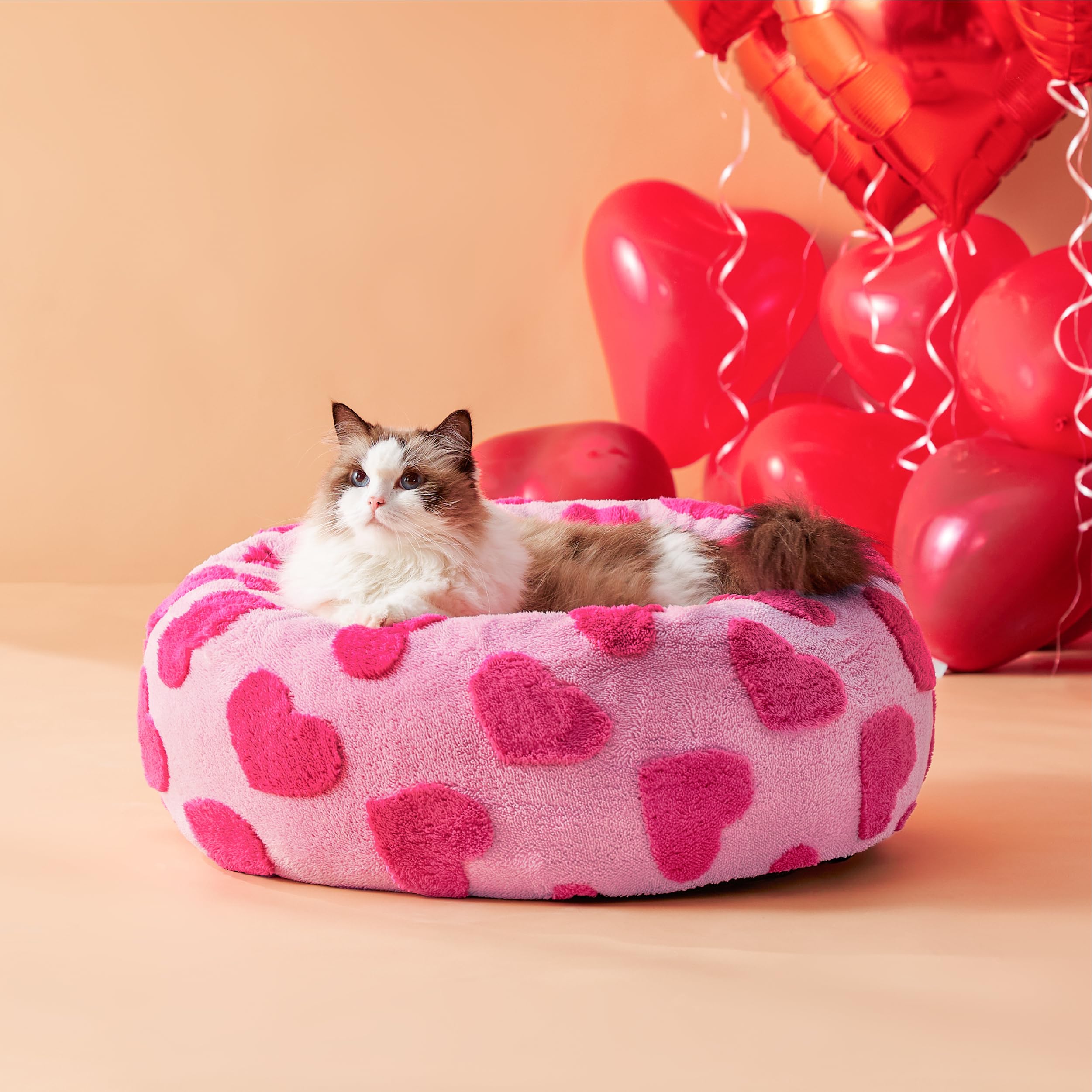 LE SURE Donut Dog Bed — Cozy, Washable & Calming Bed for Small to Large Dogs