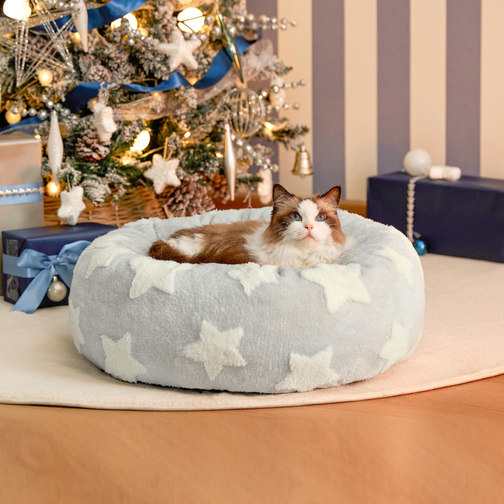 LE SURE Donut Dog Bed — Cozy, Washable & Calming Bed for Small to Large Dogs