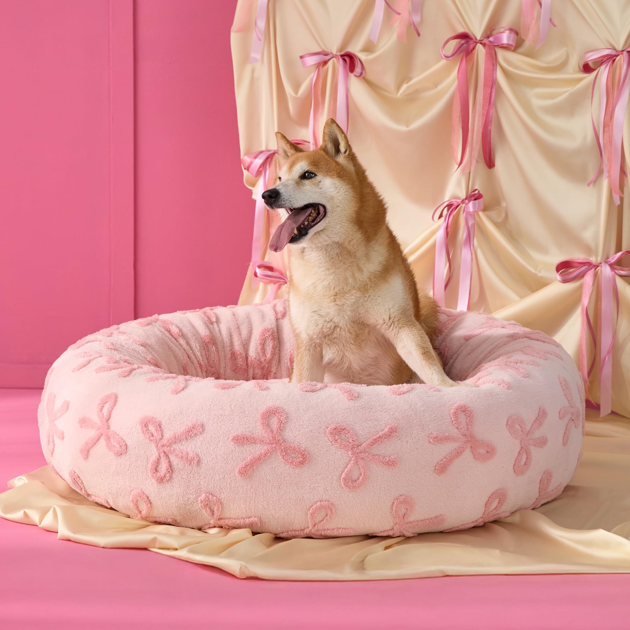 LE SURE Donut Dog Bed — Cozy, Washable & Calming Bed for Small to Large Dogs