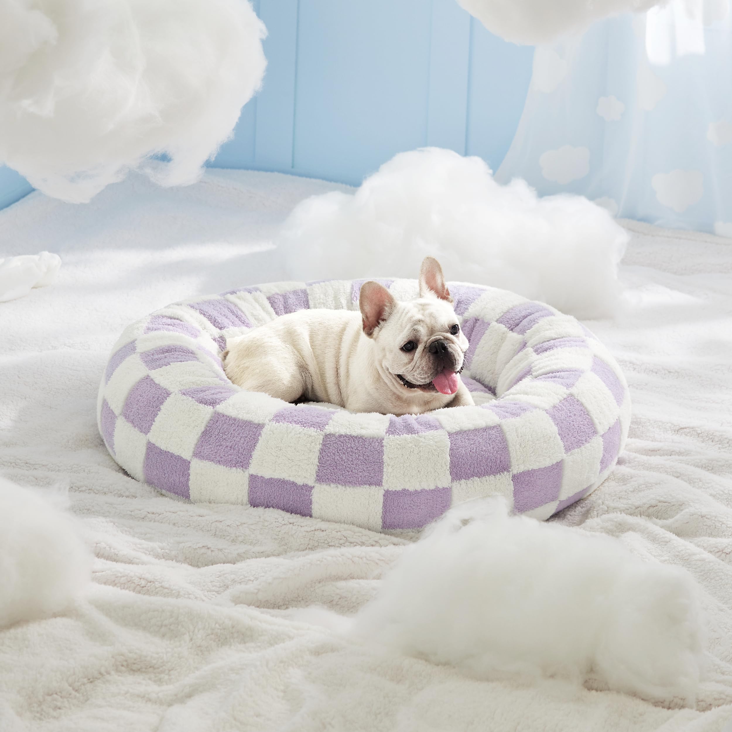 LE SURE Donut Dog Bed — Cozy, Washable & Calming Bed for Small to Large Dogs