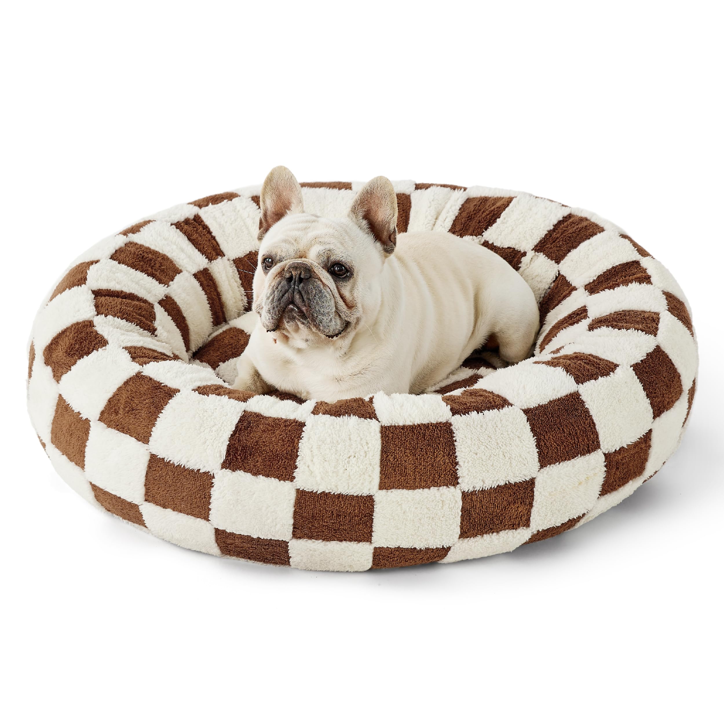 LE SURE Donut Dog Bed — Cozy, Washable & Calming Bed for Small to Large Dogs