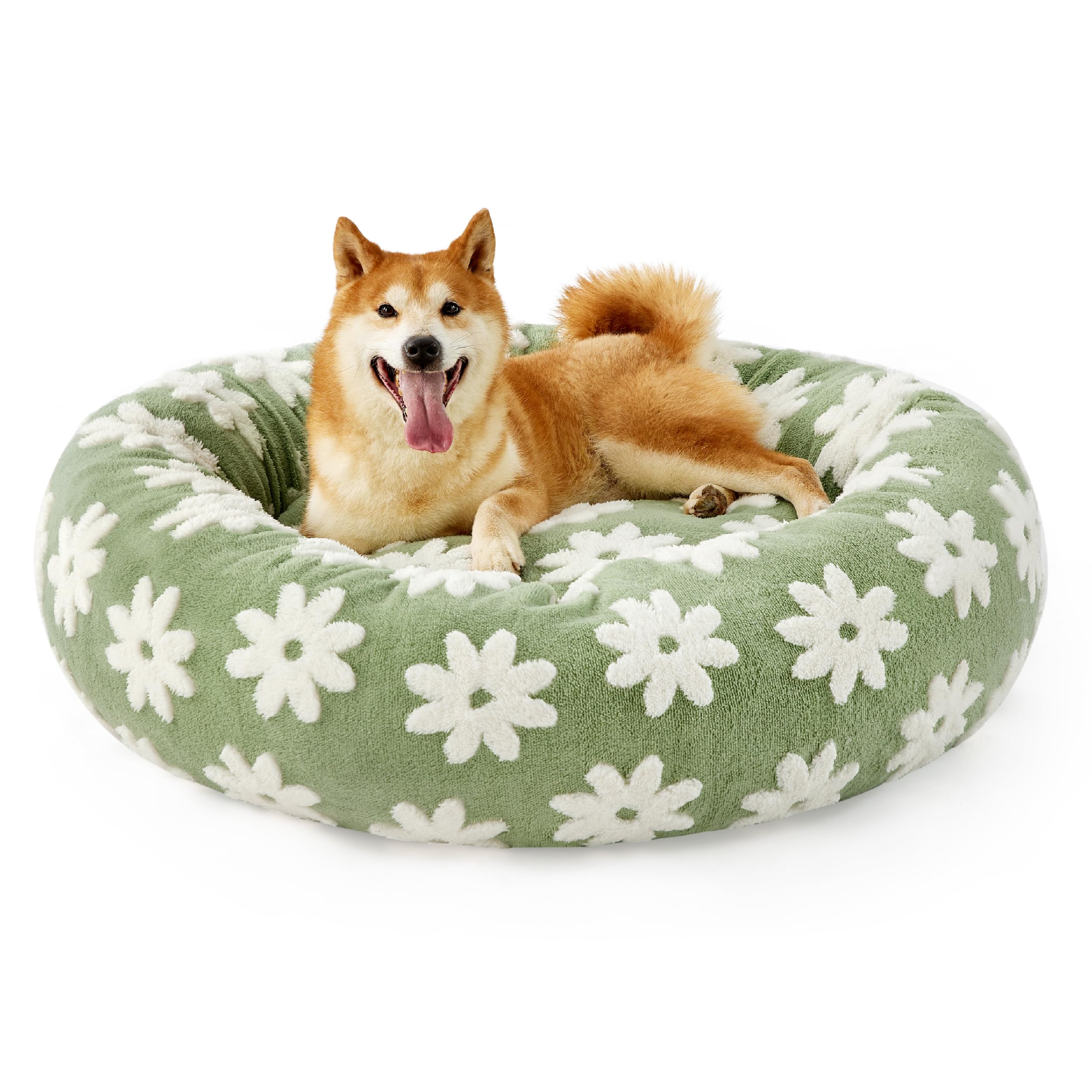 LE SURE Donut Dog Bed — Cozy, Washable & Calming Bed for Small to Large Dogs