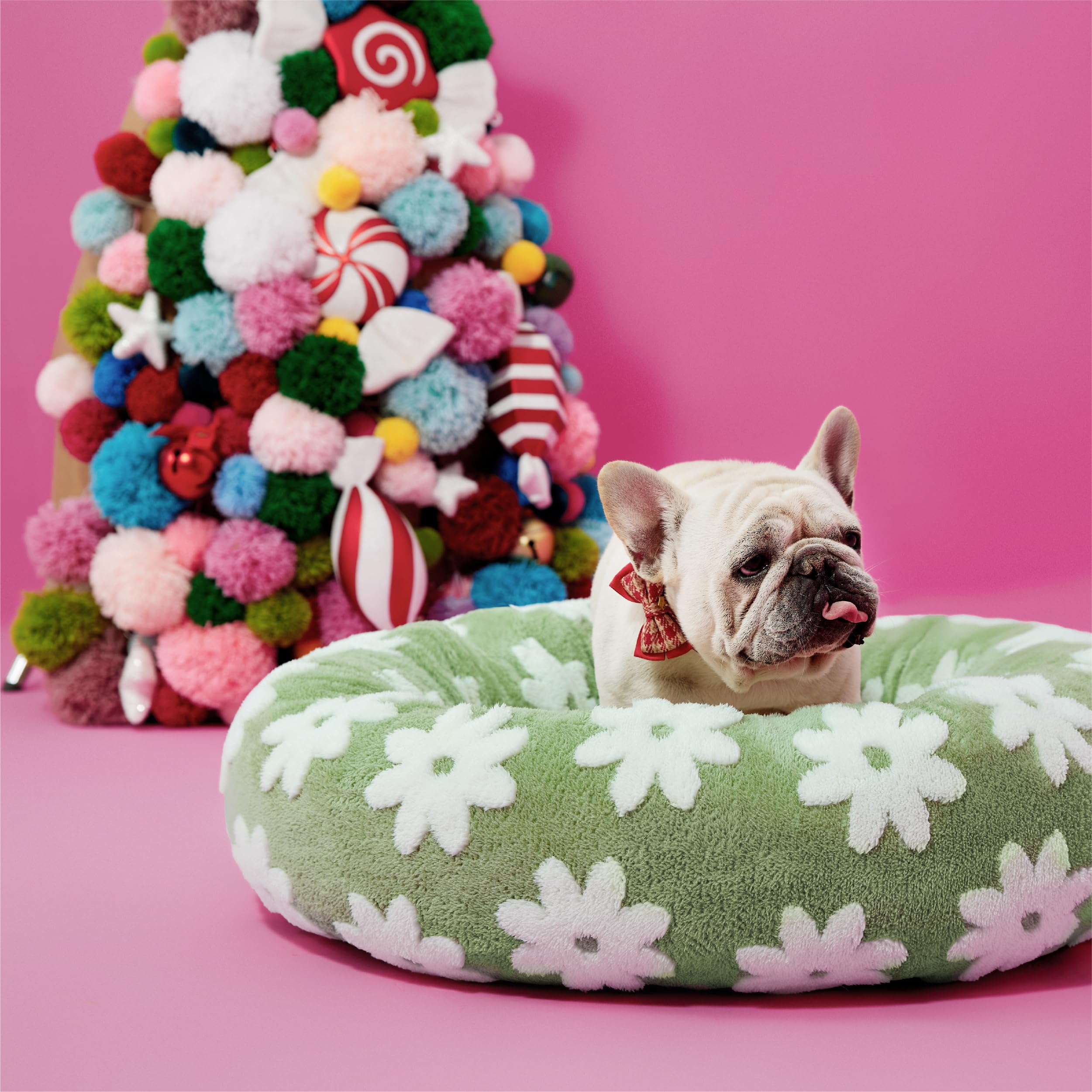 LE SURE Donut Dog Bed — Cozy, Washable & Calming Bed for Small to Large Dogs