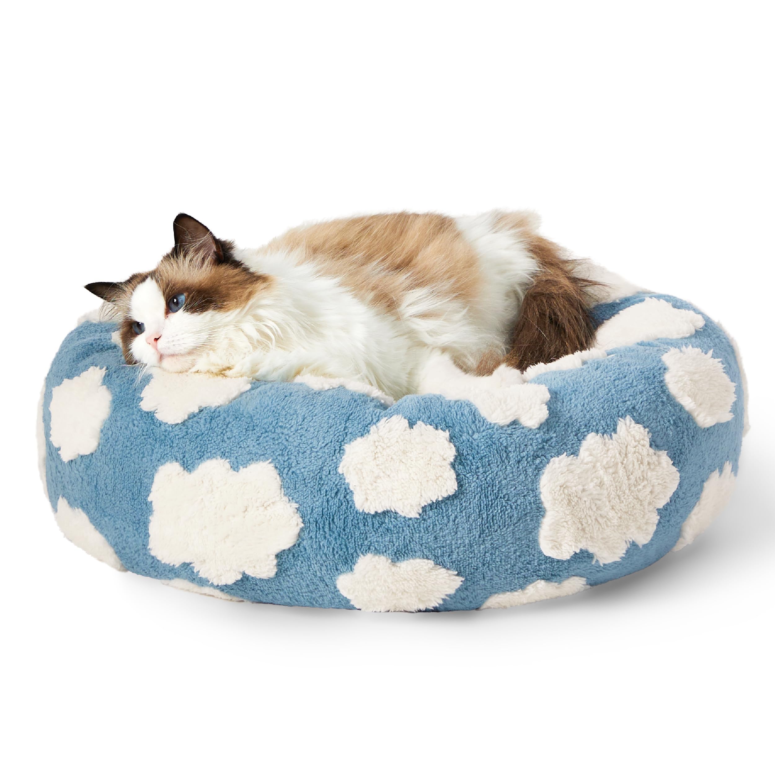 LE SURE Donut Dog Bed — Cozy, Washable & Calming Bed for Small to Large Dogs