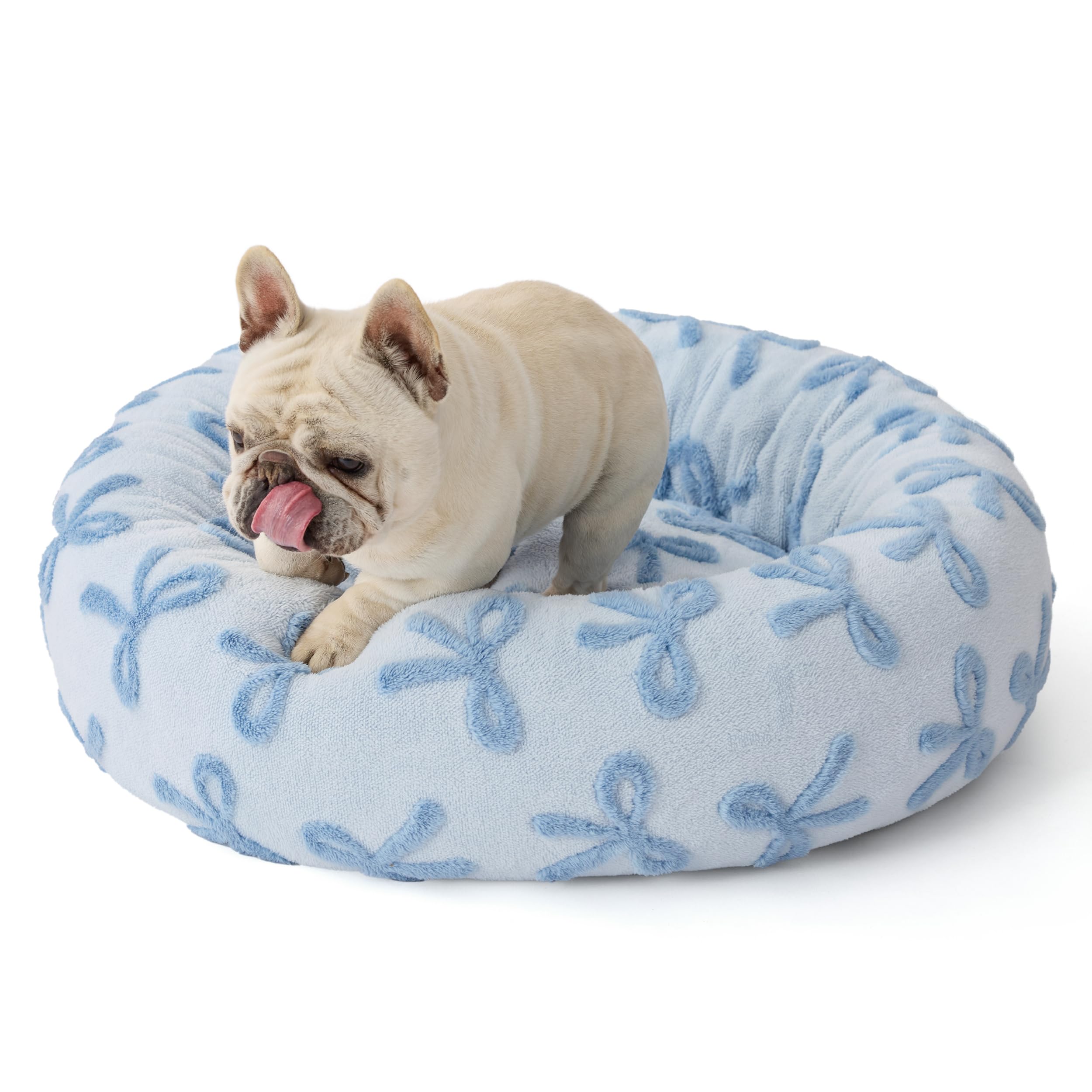 LE SURE Donut Dog Bed — Cozy, Washable & Calming Bed for Small to Large Dogs