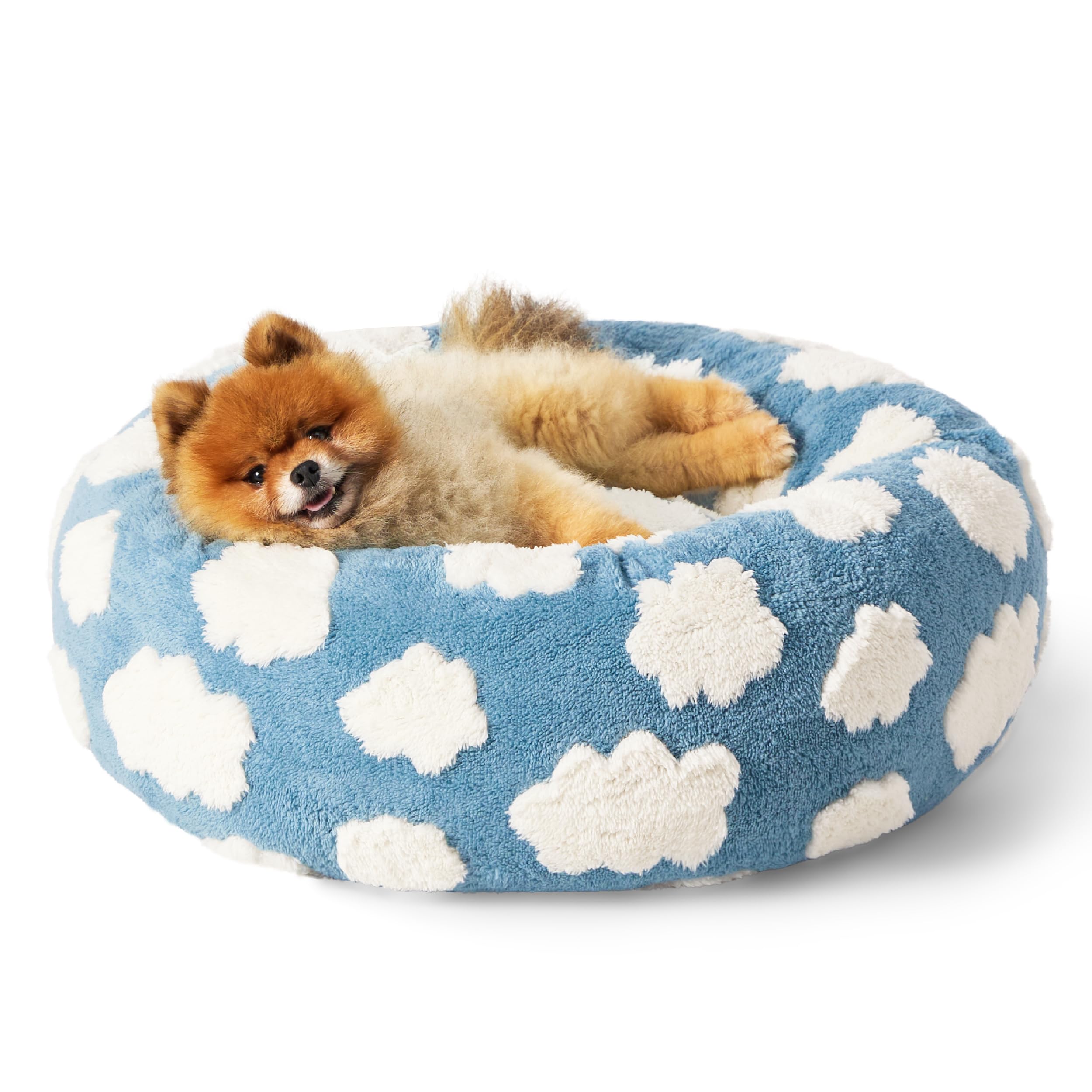 LE SURE Donut Dog Bed — Cozy, Washable & Calming Bed for Small to Large Dogs