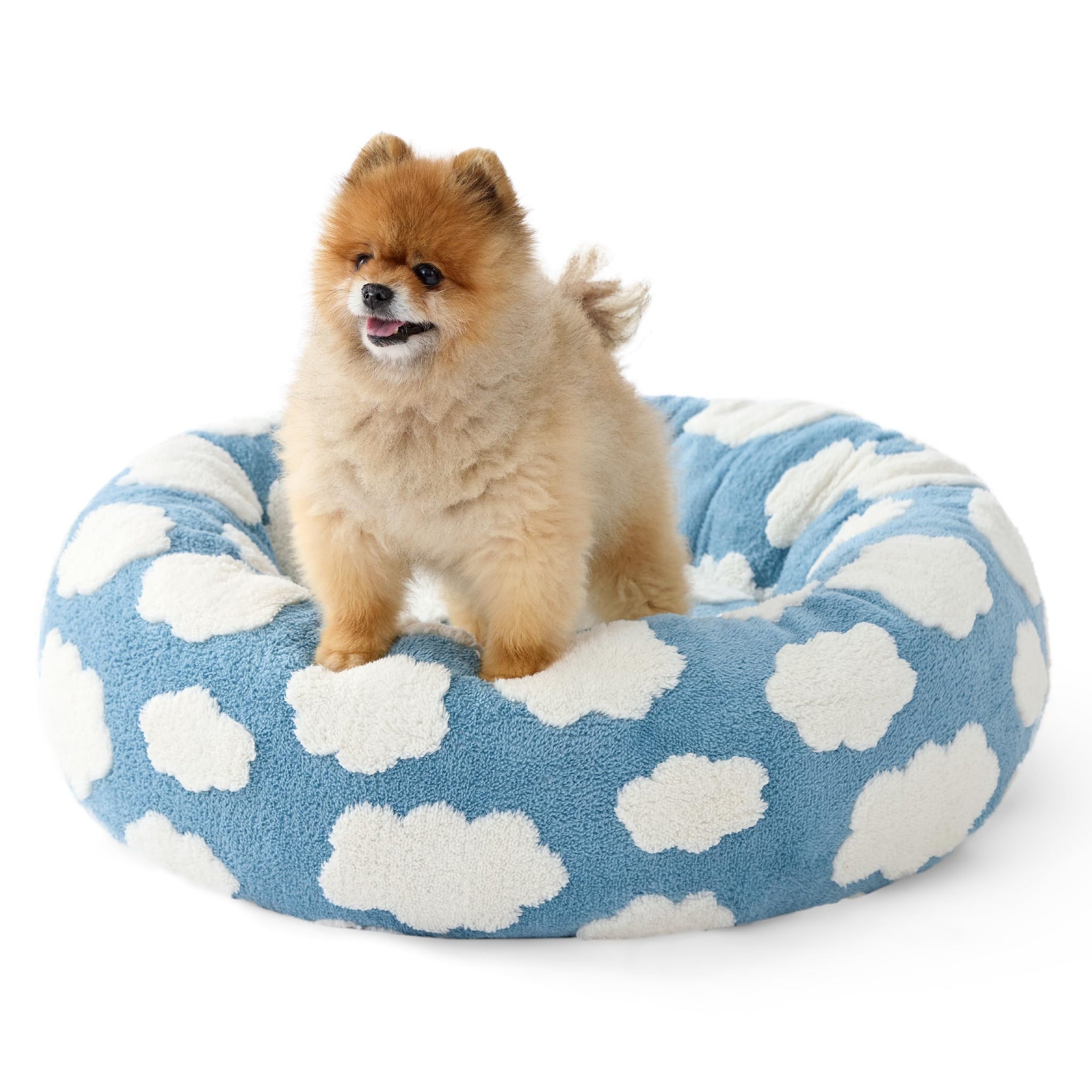 LE SURE Donut Dog Bed — Cozy, Washable & Calming Bed for Small to Large Dogs