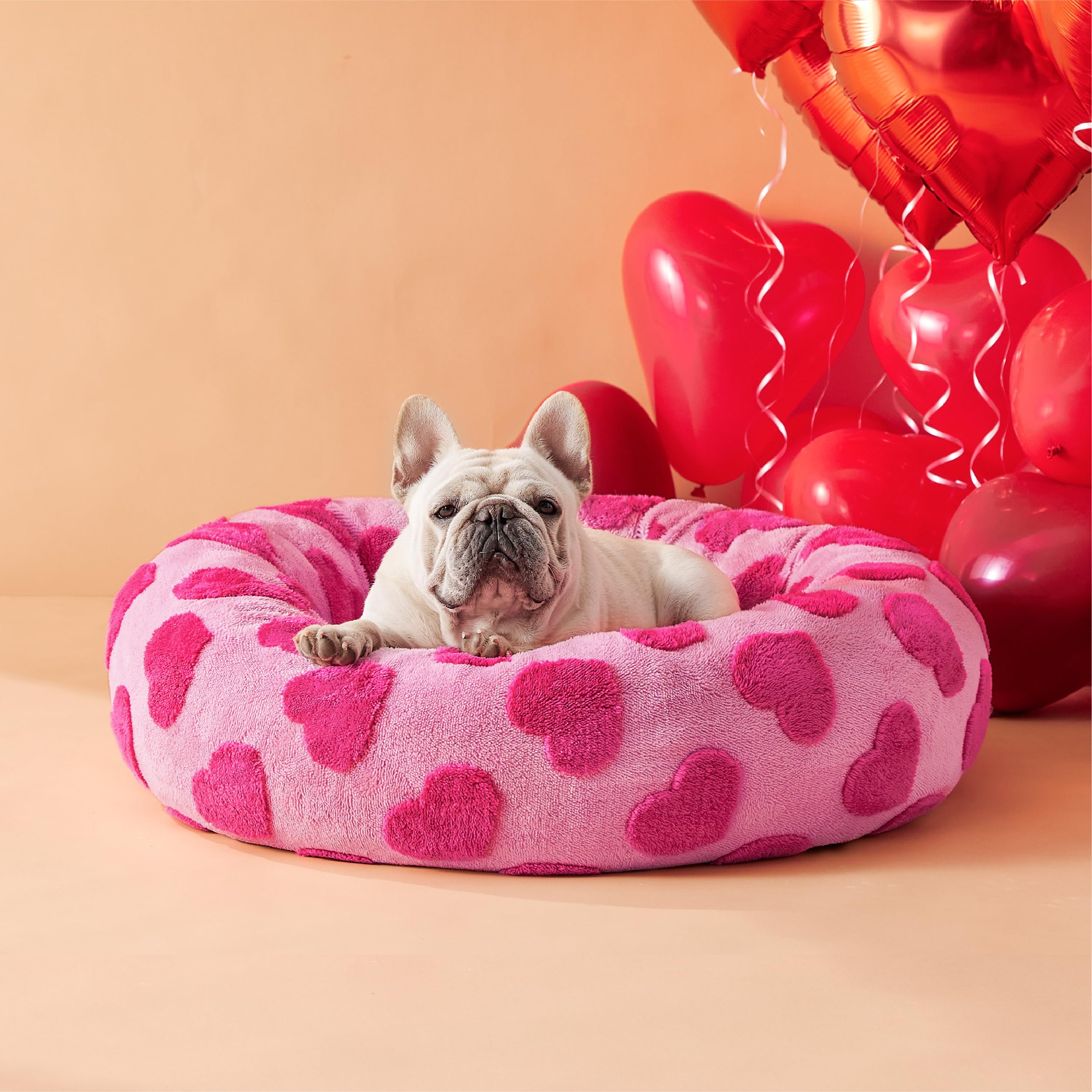LE SURE Donut Dog Bed — Cozy, Washable & Calming Bed for Small to Large Dogs