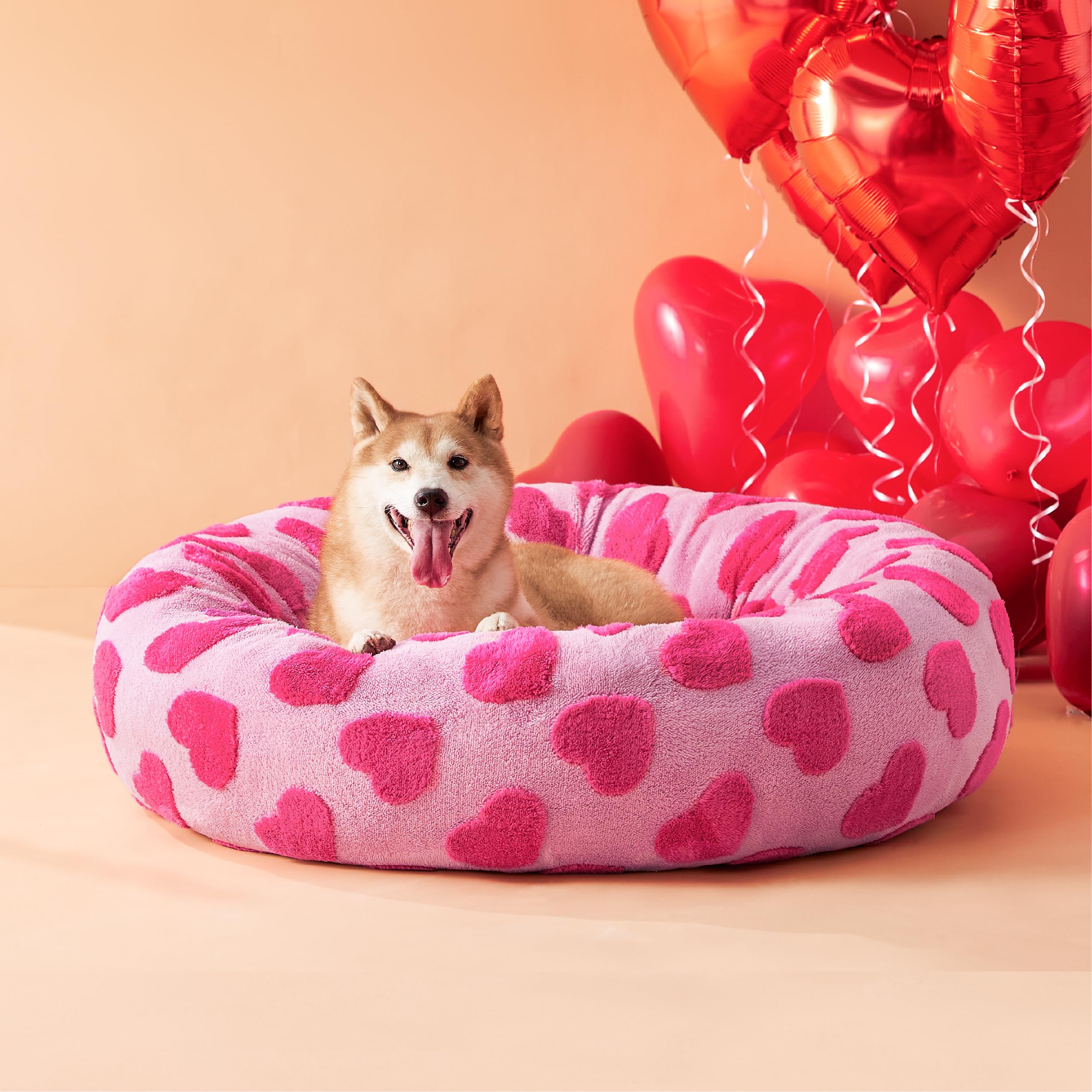 LE SURE Donut Dog Bed — Cozy, Washable & Calming Bed for Small to Large Dogs