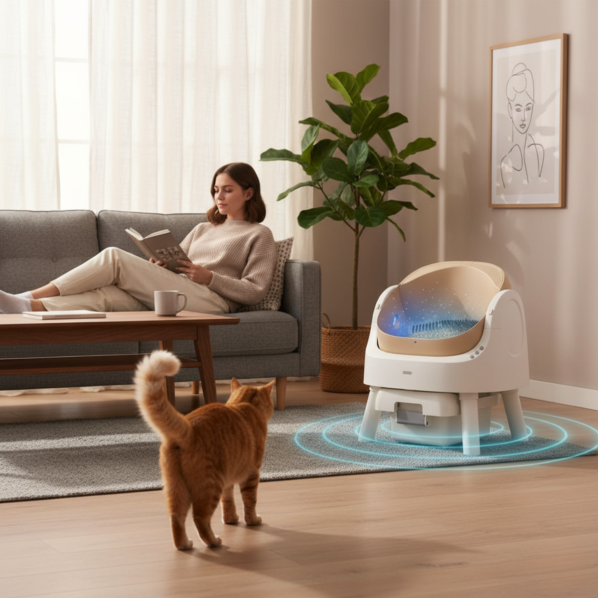 AutoScooper 11 Self-Cleaning Cat Litter Box – Smart, Quiet, and Convenient