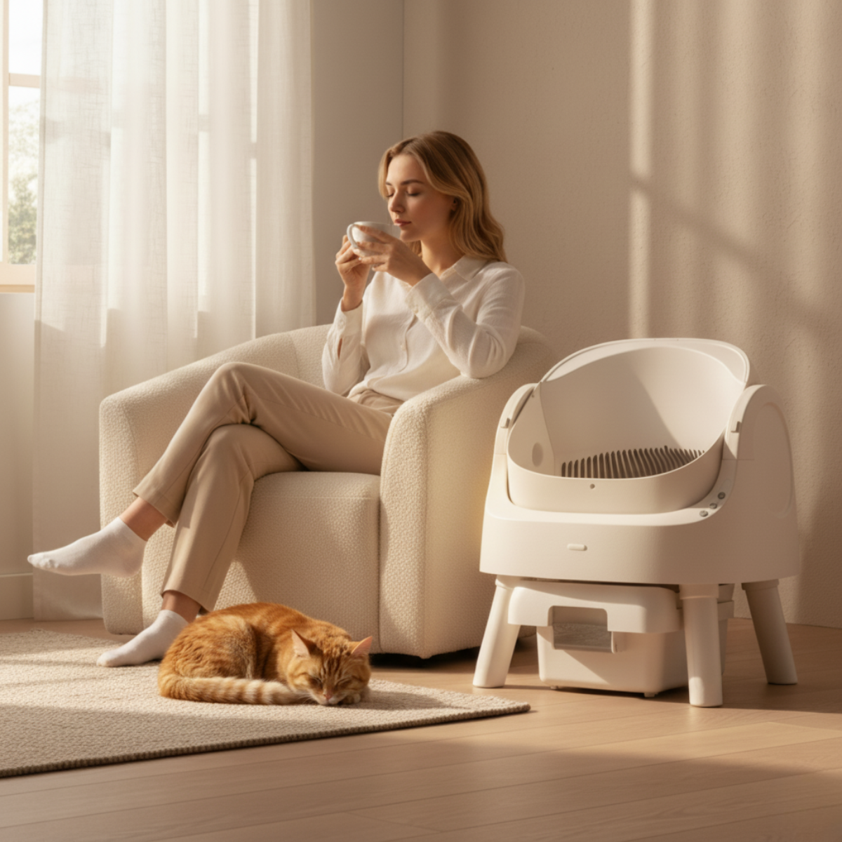 AutoScooper 11 Self-Cleaning Cat Litter Box – Smart, Quiet, and Convenient